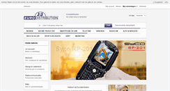 Desktop Screenshot of eurodistribution.be